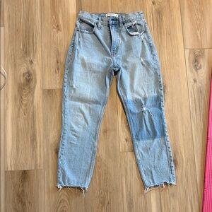 Abercrombie & Fitch Light Blue Straight Leg Jeans